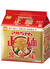 マルちゃん正麺 醤油味 322円(税込)