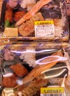 銀鮭＆唐揚げのり弁当 422円(税込)