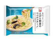 えびと野菜のペペロンチーノ 214円(税込)