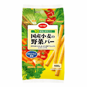 国産小麦の野菜バー 90円(税抜)