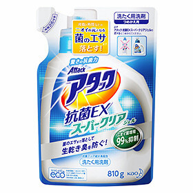アタック抗菌EXスーパークリアジェル詰替 147円(税抜)