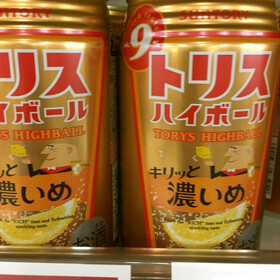 トリスハイボール缶キリッと濃いめ9度 138円(税抜)
