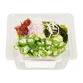 オクラと海藻の豆腐サラダ 330円(税込)