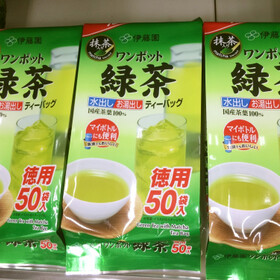 ワンポット緑茶ティーバッグ 378円(税抜)