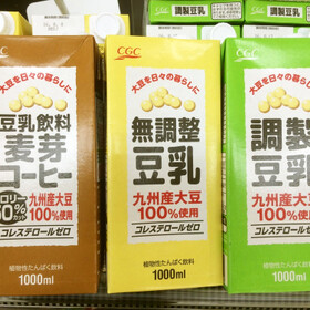 調整豆乳　国産大豆使用各種 178円(税抜)