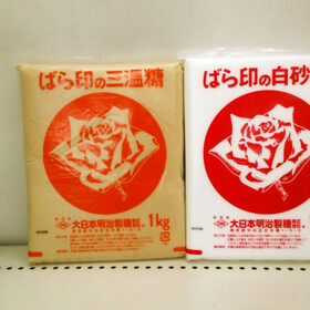 バラ印　白砂糖・三温糖 139円(税込)