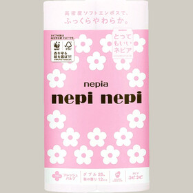 ネピネピトイレットロール（ダブル）（桜） 308円(税抜)