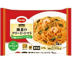 スパゲッティ海老のクリーミートマト 158円(税抜)
