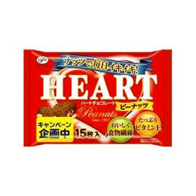 ハートチョコレート　ピーナッツ 158円(税抜)