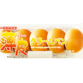 ヤマザキ　薄皮クリームパン 108円(税抜)