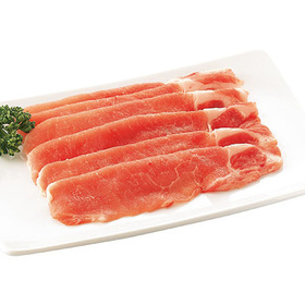 国産豚肉ロースうすぎり 167円(税抜)
