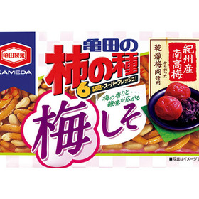亀田　亀田の柿の種梅しそ６袋詰 188円(税抜)