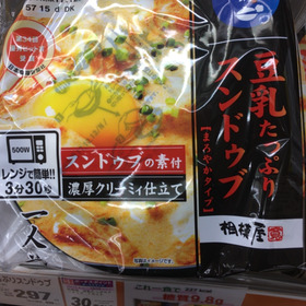 豆乳たっぷりスンドゥブ 157円(税抜)
