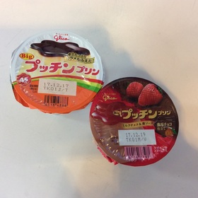 BIGプッチンプリン(オリジナル.ミルクチョコ&苺ソース) 88円(税抜)