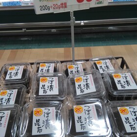 つぼ漬昆布 398円(税抜)