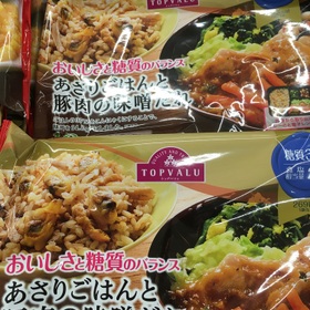 あさりごはんと豚肉の味噌だれ 398円(税抜)