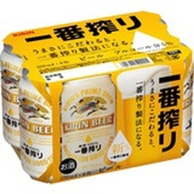 一番搾り　350ｍｌｘ６缶 1,068円(税抜)