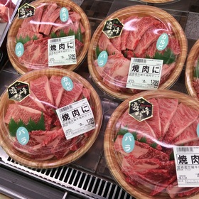 国産交雑牛焼肉セット 1,280円(税抜)