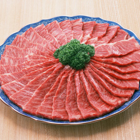 牛肉カルビ焼肉味付け成型 198円(税抜)