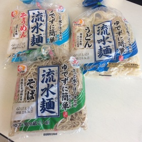流水麺〈各種〉 168円(税抜)