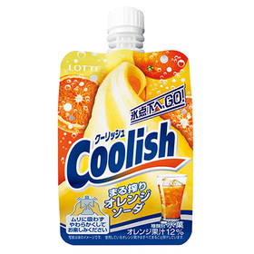 ロッテ　クーリッシュ　まる搾りオレンジソーダ 89円(税抜)