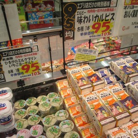 いちごヨーグルト・ミルクプリン・味わいカルピス 95円(税抜)
