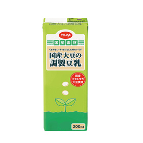 国産大豆の豆乳（調整・無調整） 46円(税抜)