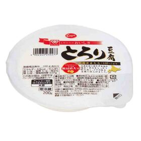 コープス　●北海道産大豆100％使用　とろり豆腐　●枝豆味とろり豆腐 100円(税抜)