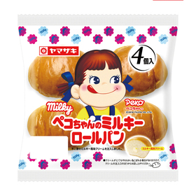ペコちゃんのミルキーロールパン 98円(税抜)