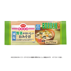 野菜がおいしい減塩おみそ汁 498円(税抜)