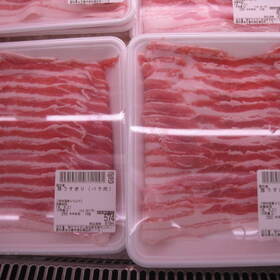豚バラ肉うす切り 198円(税抜)