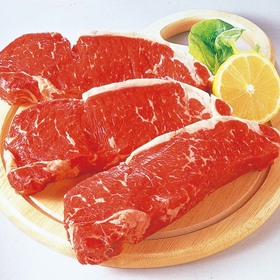 【朝市】牛肉サーロインステーキ用 258円(税抜)