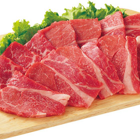 瀬戸内牛（交雑種）バラカルビ焼肉用（バラ肉）３～４人前 1,980円(税抜)