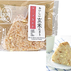 おいしい玄米にぎり　チーズおかか 130円(税込)