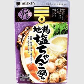〆まで美味しい地鶏塩ちゃんこ鍋つゆストレート 278円(税抜)