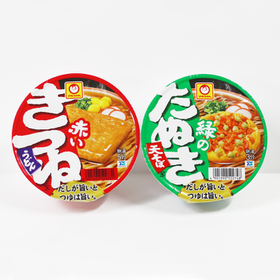赤いきつね・緑のたぬき 89円(税抜)