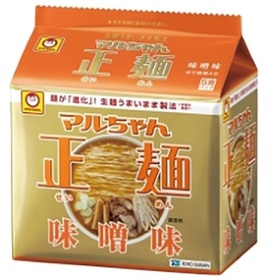 マルちゃん正麺　味噌味 258円(税抜)