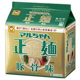 マルちゃん正麺　豚骨味 258円(税抜)