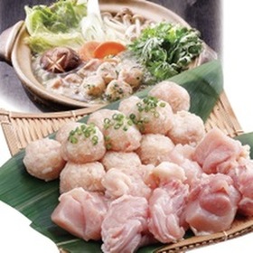 国産鶏肉と生つみれの鍋セット 480円(税抜)
