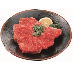 牛肉ランプ（もも）ステーキ用 198円(税抜)