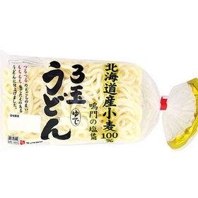 北海道産小麦粉使用　３玉ゆでうどん 98円(税抜)