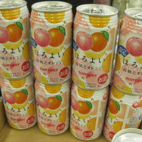 ほろよい白桃とオレンジ 108円(税込)
