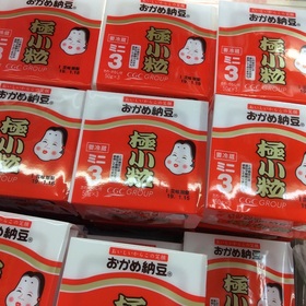 極小粒納豆ミニ 88円(税抜)