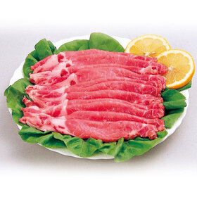 国産豚 ロース肉 極うすぎり 130円(税抜)