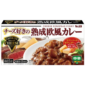 チーズ好きの熟成欧風カレー 中辛 198円(税抜)