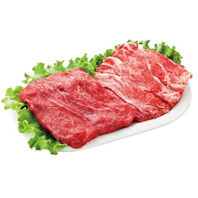 牛肉すき焼セット（肩ロース・かた肉）（交雑種） 1,480円(税抜)