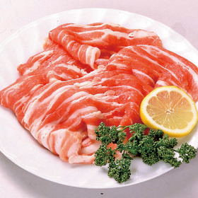 豚肉うす切り(バラ肉) 98円(税抜)