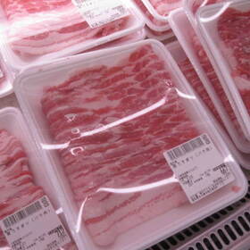 豚バラ肉うすぎり 198円(税抜)