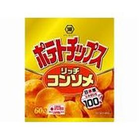 ポテトチップス　リッチコンソメ ６０ｇ 58円(税抜)