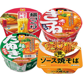 ●麺づくり９７ｇ●赤いきつね９６ｇ●緑のたぬき１０１ｇ●ソース焼そば１３２ｇ 88円(税抜)